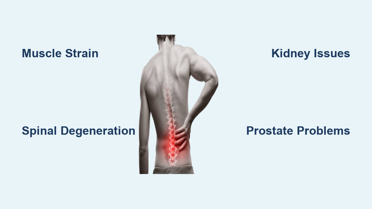 Lower Back Pain Causes in Men: Common Reasons Explained